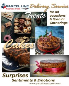 Cake and Traditional Telugu sweets, by ParcelLine Express for 4X Speed international shipment.