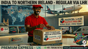 ParcelLine Express India premium air courier for ddp shipments through DPD Group to Northern Ireland and across Europe.