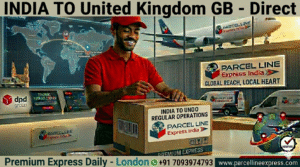 ParcelLine Express India premium air courier for ddp shipments through DPD Group to United Kingdom - Great Britain and across Europe.